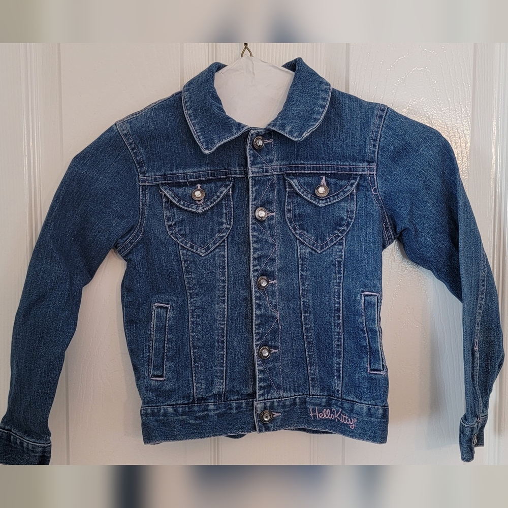 Hello Kitty Blue Denim Jacket for Kids